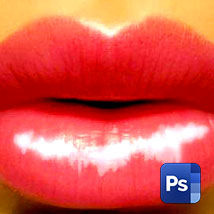 Как добавить блеска губам в Фотошопе