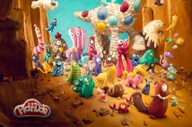 Креативная реклама детского пластилина Play Doh